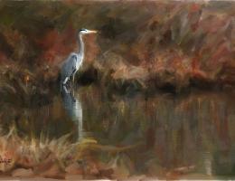 L03EgretWaiting16x24